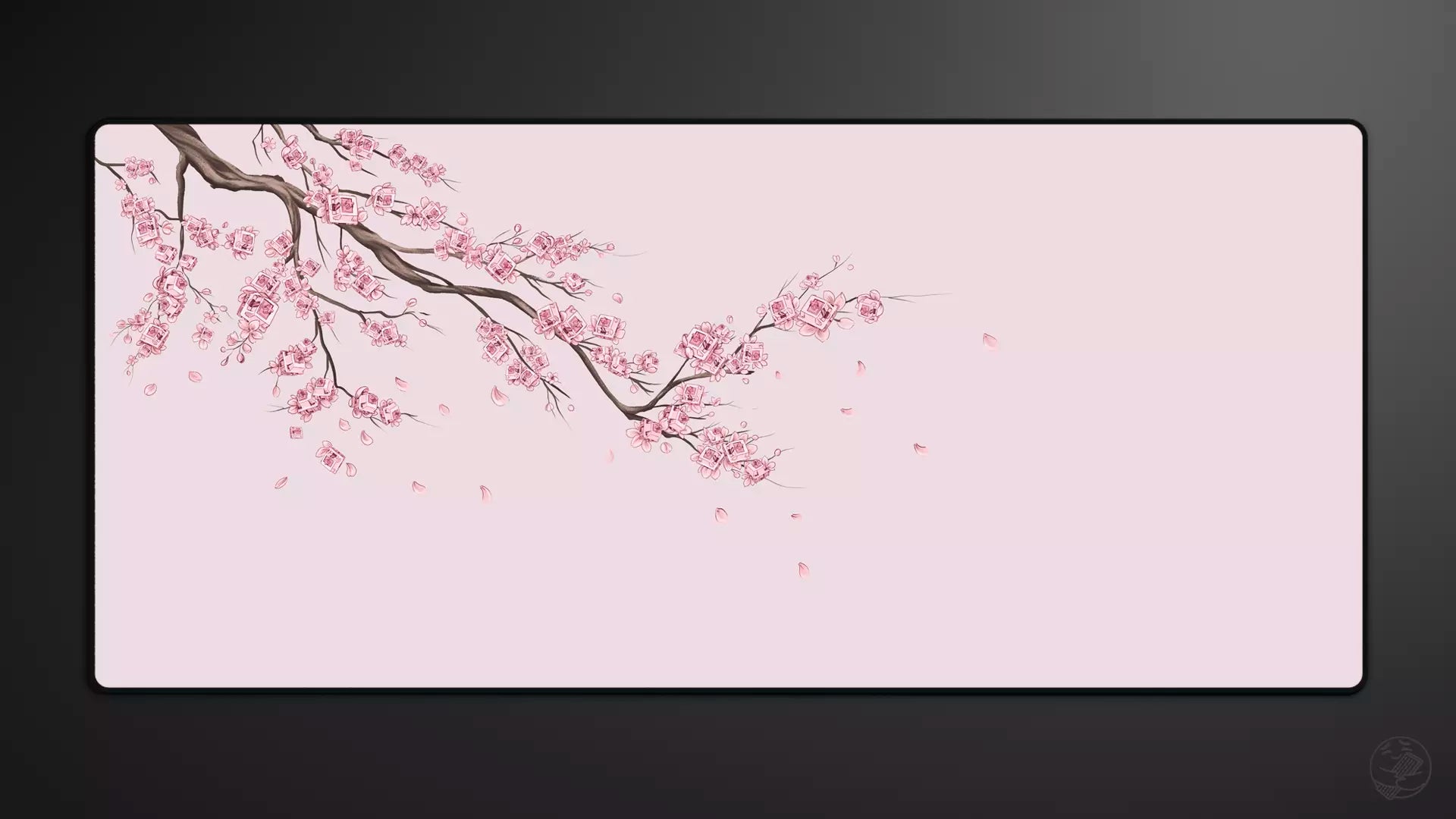 Cherry Blossomx Deskmat_Mockup_1920x1080 Sakura