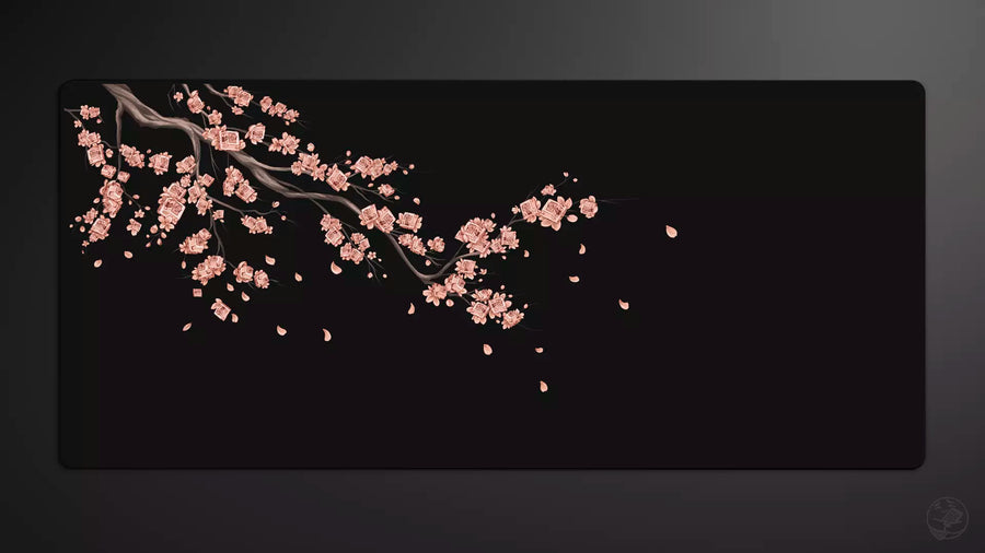 Cherry Blossomx Deskmat_Mockup_1920x1080 Yozakura