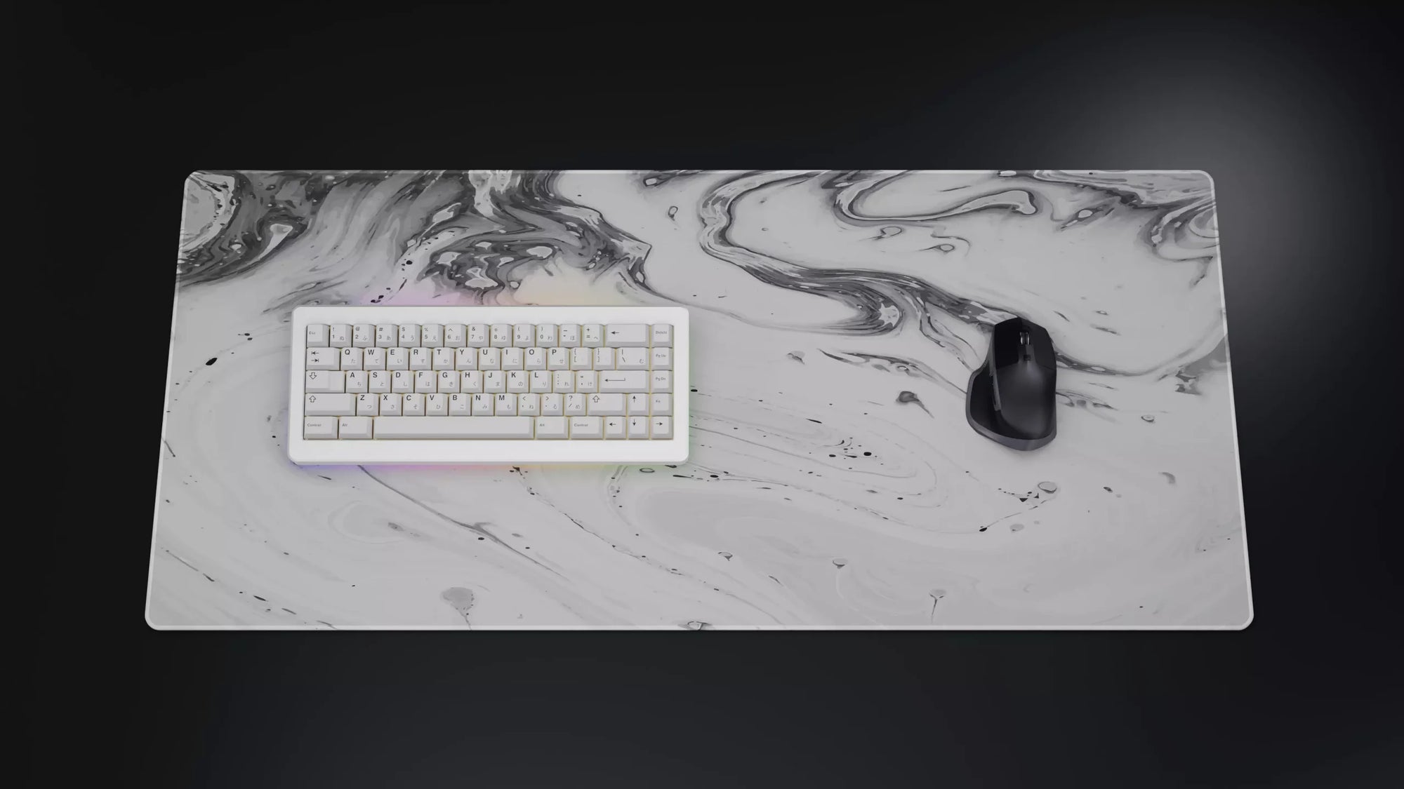 Liquid Blance topdown tilted keeb render