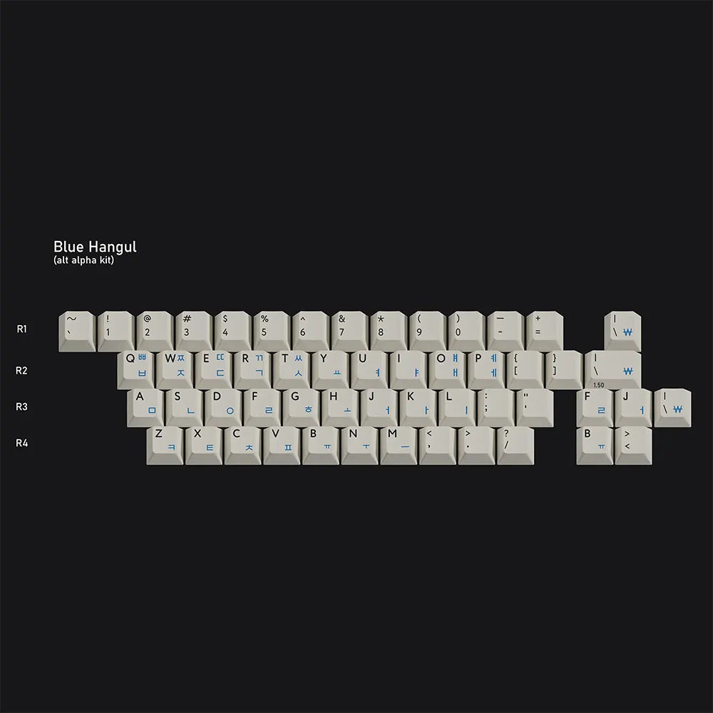 [In-stock] PBTFans Classic Hangul